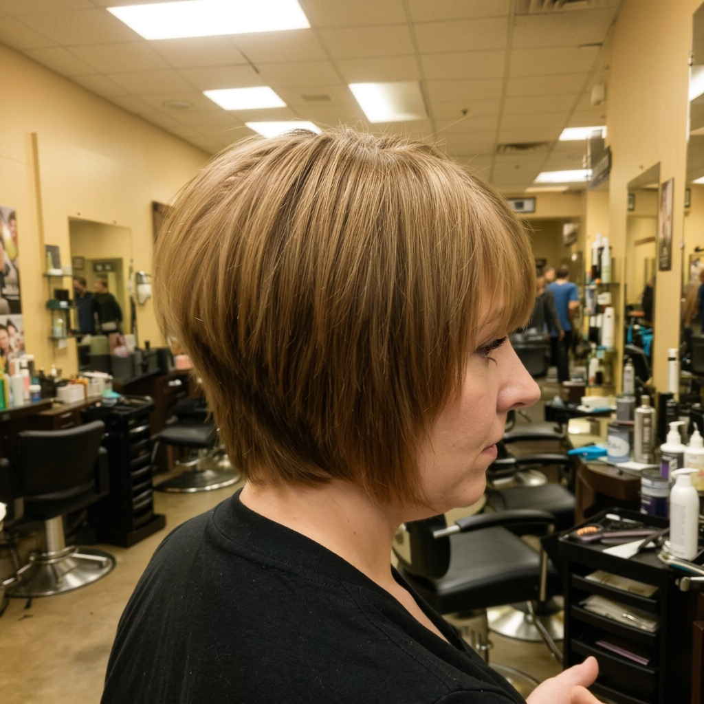 Même portrait avec lumière douce et teint naturel